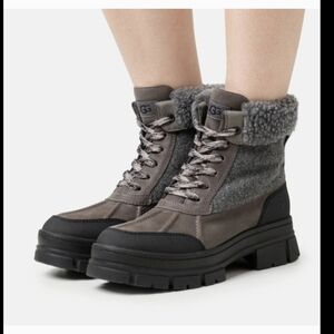 New Ugg Ashton Addie Waterproof Winter Boots,Chunky Lug Sole